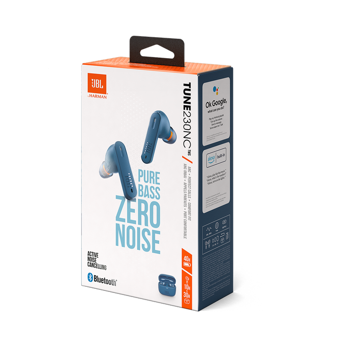 JBL Tune 230NC TWS - Blue - True wireless noise cancelling earbuds - Detailshot 10 image number null